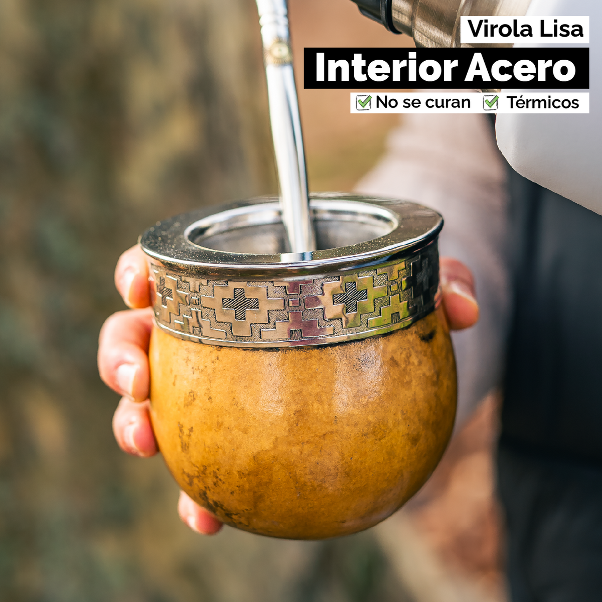 Mate Imperial Criollo (Acero Térmico) - Virola Acero