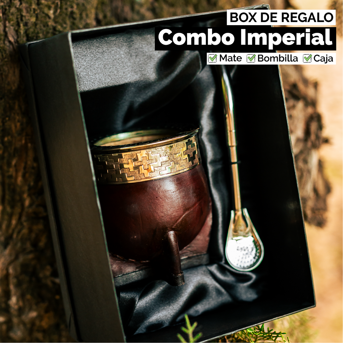 COMBO Regalo - Mate Imperial (Calabaza o Acero)