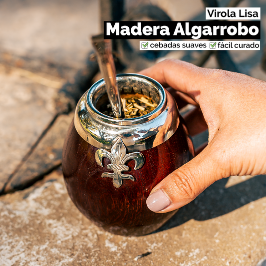 Mate Gota (Madera) - Virola Acero