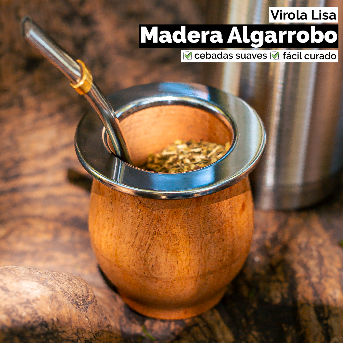 COMBO Regalo - Mate Camionero Madera